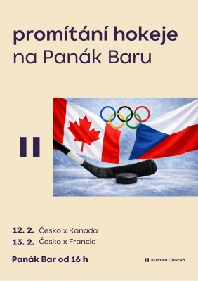 Hokej na Panák Baru v Chocni: Česko x Kanada