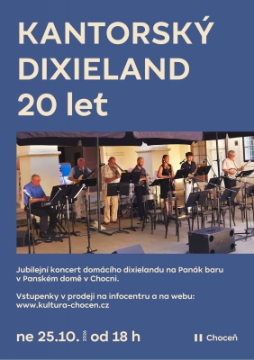 Kantorský dixieland slaví 20 let na Panák Baru!