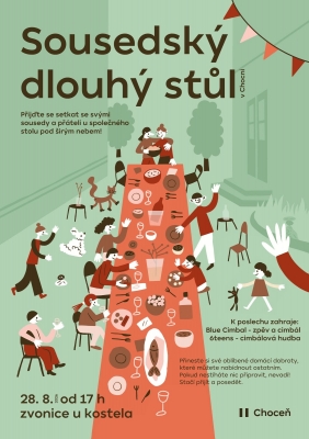 SOUSEDSKÝ DLOUHÝ STŮL