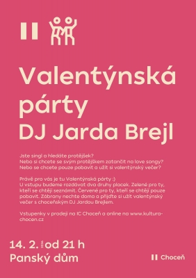 Valentýnská párty: DJ Jarda Brejl